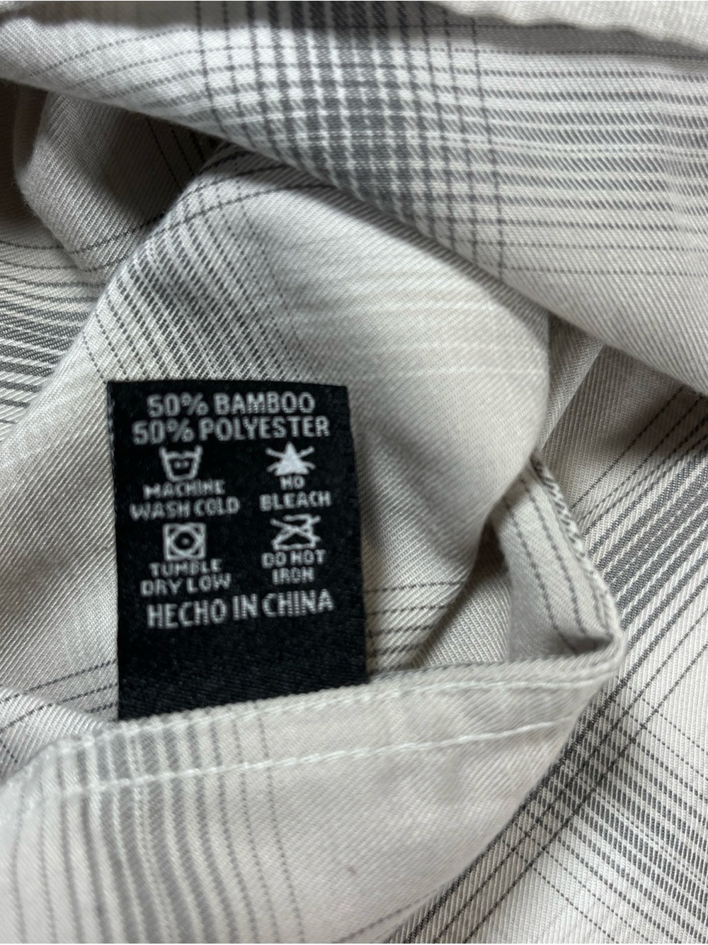 Dixxon Montana Short Sleeve Shirt Pearl Snap Gray Plaid Bamboo Men’s 3XL - Picture 14 of 15